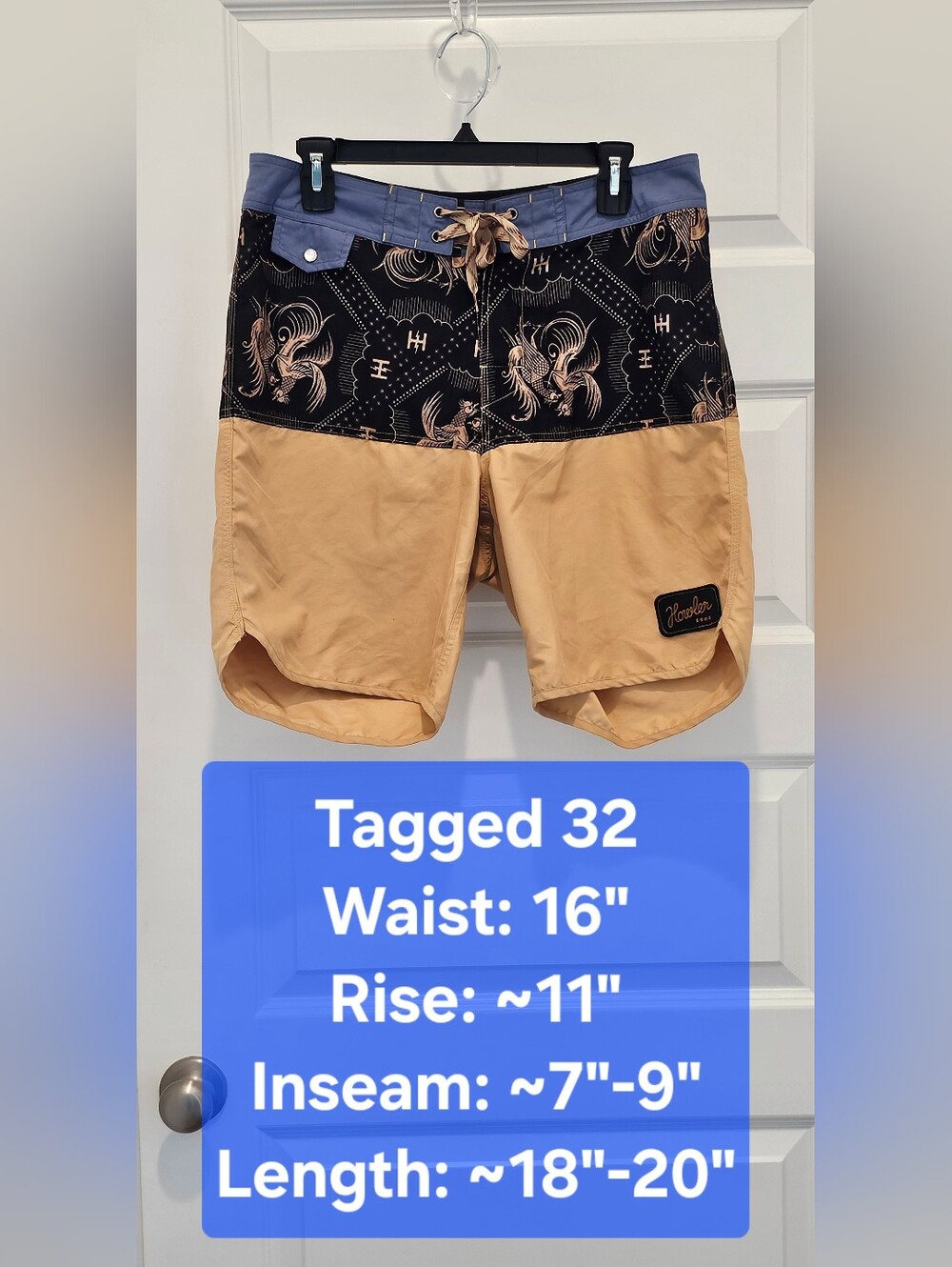 Howler Brothers Los Vaqueros Boardshorts Size 32